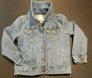 CARTER’S Kid Unisex Denim Jacket Light to Medium Wash Denim Size 5 - Picture 1 of 11