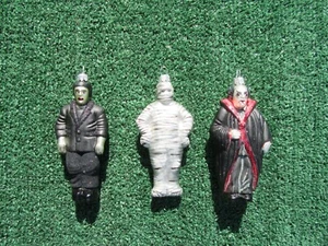 Set 3 Ornamenti Natalizi Universali Mostro Vetro Frankenstein Dracula Mummia - Foto 1 di 12
