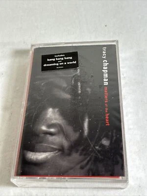 Tracy Chapman Matters Of The Heart Cassette Tape Blues Folk SEALED Hype Sticker - Image 1 of 4