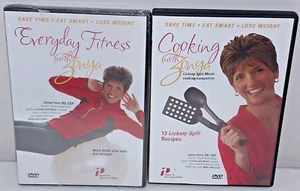 2 DVD Lot, Cooking with ZONYA and Everyday Fitness with ZONYA, one mint, one NEW - Picture 1 of 5