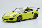 Porsche 911 991.1 GT3 RS Lime Green With White Stripes Minichamps 1/18