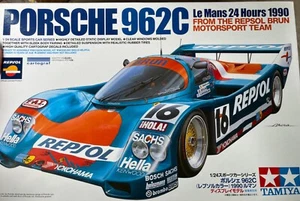 Tamiya 24313 Porsche 962c 1990 Le Mans Repsol 1/24 McM kit niob si - Picture 1 of 2