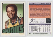 2005-06 Topps 1952 Style Fan Favorites Auto Zaid Abdul-Aziz #FFA-ZAA Auto