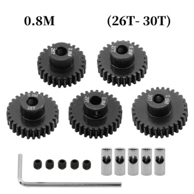 0.8 Modul 5MM 11T-35T Ritzel Motor Getriebe Hard Steel Kit für RC Klettern Auto - Bild 1 von 4