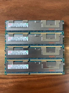 Lot of 4 - Hynix HMT151R7BFR4C-G7 4GB PC3-8500R DDR3-1066 2RX4 ECC RAM Memory - Picture 1 of 2