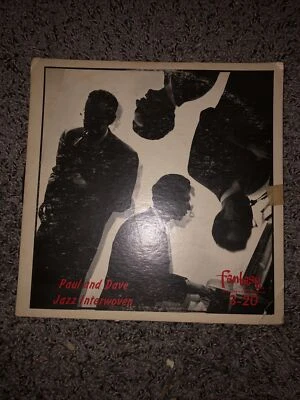 PAUL DESMOND AND DAVE BRUBECK Jazz Interwoven 10" LP RED 1955 Jazz Cool Jazz - Image 1 of 4