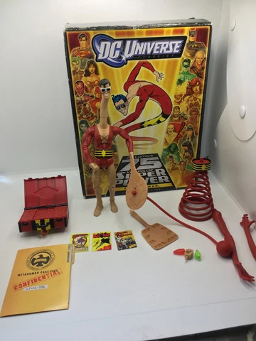 DC Universe Classics SDCC Plastic Man, Loose, Incomplete, Damaged Box Cover