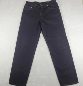 Vintage Levi's 550 Jeans Men's 36x32 Black Denim Straight Leg Relaxed Fit USA - Picture 1 of 10