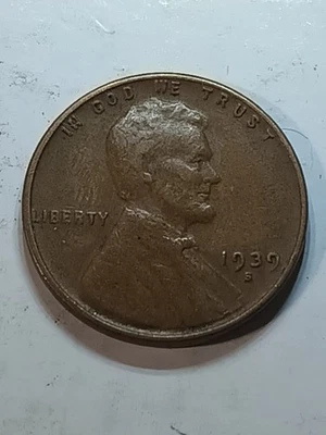 1939-S Wheat Cent WRPM-006 S/S Tilted (Rotated) - Image 1 of 3