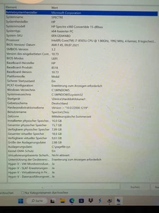 HP Spectre x360 15,6 Zoll 16GB, I7, 512GB SSD, Akku neu - Afbeelding 1 van 4