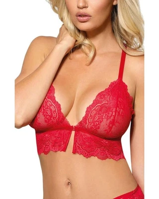 Roza Elegant Corset Lace Women Red - Image 1 of 4