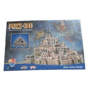 WREBIT PUZZ-3D #P3D-503 Mont-Saint-Michel Three Dimensional Puzzle 220 UNUSED - Picture 1 of 3