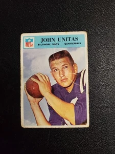 Philadelphia 1966 - Johnny Unitas #24 Colts relleno arrugado - Imagen 1 de 3
