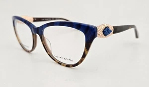 La Matta Brille NEU LM 3359 Farbe 4 Blau Havanna Cat Eye Größe 53 Damen - Bild 1 von 6