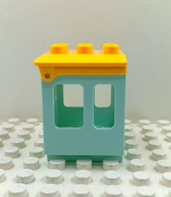 Lego Duplo Train Engineer's Cab verde pálido/amarillo Foto 1 de 4