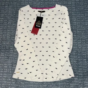Ladies Toggi Emstrey Long Sleeve Top s Size 10 New With Tags / Dog Print ❤️ - Picture 1 of 5