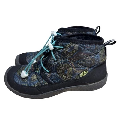 KEEN Kids Howser II Chukka Waterproof Boots Topo Map Multicolor Youth Size 7 - Image 1 of 4