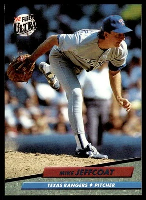 1992 Ultra #134 Mike Jeffcoat - Texas Rangers - Image 1 of 2