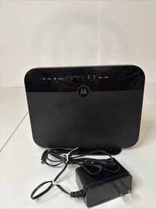 Motorola MD1600 VDSL2/ADSL2+ Modem and AC1600 WiFi Gigabit Router - Black - Picture 1 of 3