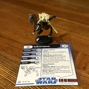 Star Wars Miniatures Yoda On Kybuck 20/40 - Picture 1 of 8