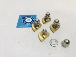 ZF FORD FAIRLANE ZG ZH SEDAN EXTERIOR SUNVISSOR BRACKETS SET OF 4 NEW - Picture 1 of 3