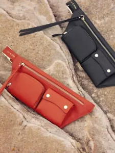 SASS & BIDE Play With Fire MUSTARD Leather Utility Belt Bag - Picture 1 of 8