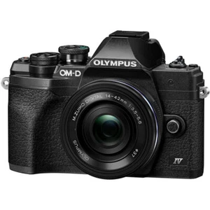 Olympus OM-D E-M10 Mark IV Mirrorless Camera with 14-42mm EZ Lens (Black) - Picture 1 of 3
