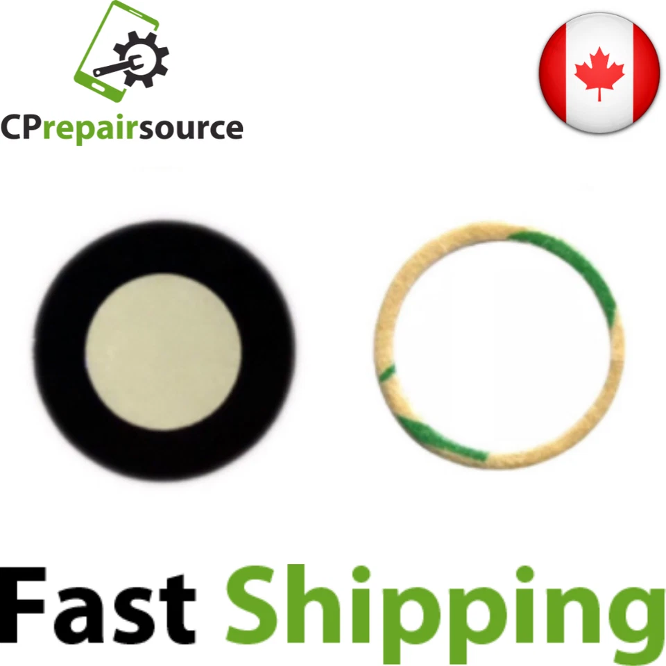 "Repuesto de lente de cristal de zafiro para cámara trasera iPhone 7 y 8 4,7"" con adhesivo" Foto 1 de 1