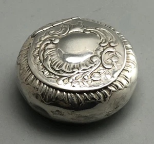 Antique Silver Box JS London 1899 30g AF CZX - Picture 1 of 4