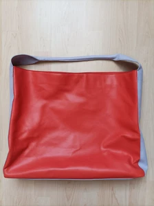 Essentiel Antwerp Dempsey Tasche großer Shopper Kunstleder orange/flieder - Bild 1 von 6