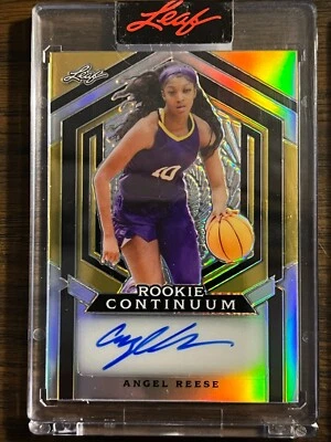 2023 Leaf Continuum #MC-148 Angel Reese LSU Tigers RC AUTO AUTOGRAPH 88/133 - Image 1 of 2
