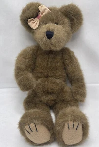 Boyd's Teddy Bear 14” Floral Bow Pink Heart on Foot Plush Stuffed Animal Toy - Picture 1 of 13