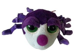 Russ Berrie Araña de Peluche Púrpura Araña Halloween Peluche Ojos Grandes con Etiqueta - Imagen 1 de 7