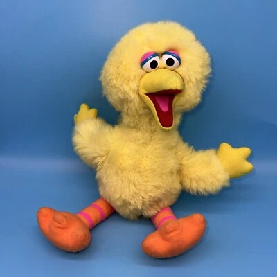 Juguete de peluche Big Bird Sesame Street 1986 15 pulgadas vintage Playskool Foto 1 de 4