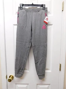 Reebok Girls Slim Supersoft Jogger-Flint Grey Heather-Small  (6/6X)-NWT - Picture 1 of 3