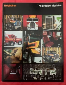 Freightliner 1981 "La máquina eficiente" - Folleto de ventas original de concesionario de camiones - Imagen 1 de 5