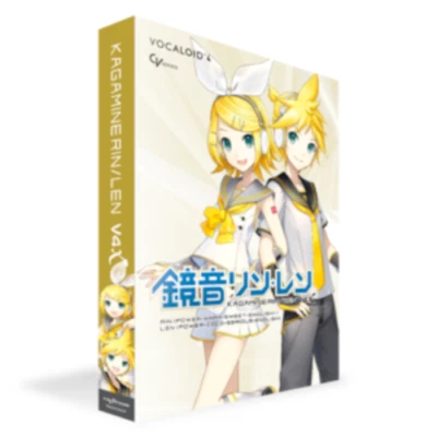 CRYPTON KAGAMINE RIN LEN V4X English Bundle Vocaloid 4 DVD Software Japan New - Image 1 of 4