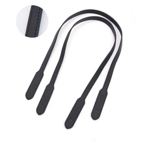 1 Pair DIY Handle Strap Genuine Leather Shoulder Purse Handbag Bag Women's - Picture 1 of 7