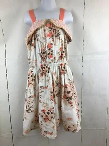 435 By Matilda Jane Happy And Free Coconut Rose Sun Dress Sz. 10 EUC - Picture 1 of 20