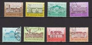 8 timbres Hongrie Magyar posta Châteaux /TE3119 - Picture 1 of 1