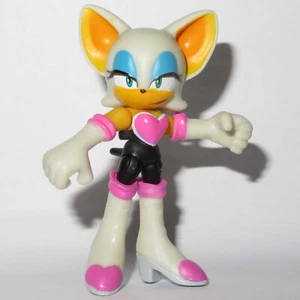 2,5" ROUGE THE BAT! KEINE FLÜGEL GEBRAUCHT GUTE JAKKS PACIFIC FIGUR SPIELZEUG SEGA JOINTED - Bild 1 von 8