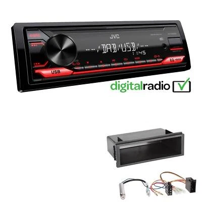 JVC 1-DIN Digital Media Autoradio DAB+ USB AUX für Volkswagen VW Polo 9N ISO - Bild 1 von 4