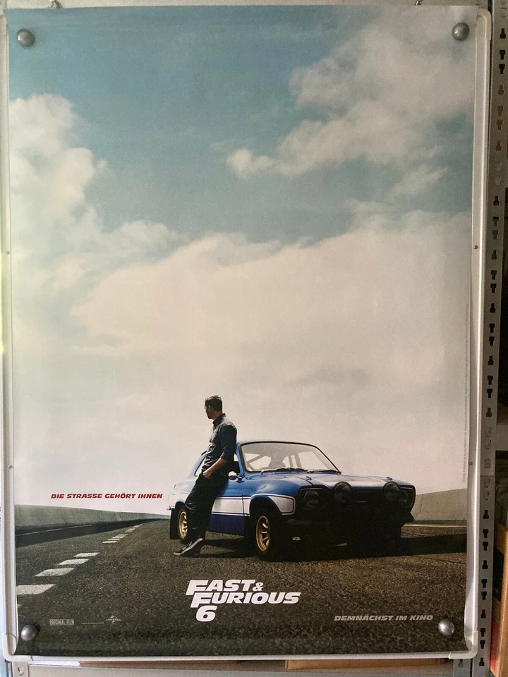Filmposter * Kinoplakat * A0 * Fast & Furious 6 * 2013 * Paul Walker * gerollt - Bild 1 von 1