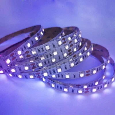 UV Black Light LED For UV Curing 12V 1-5m Ultraviolet 365nm Strip Light SMD 5050 - Image 1 of 4