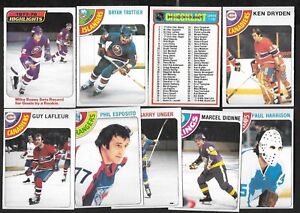 1978-79 OPC 78-79 O PEE CHEE NHL HOCKEY CARD 1-132 SEE LIST