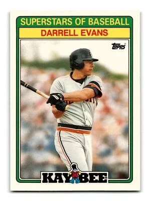 Darrell Evans 1988 Topps Kay-Bee #9 Detroit Tigers NM-MINT - Image 1 of 2