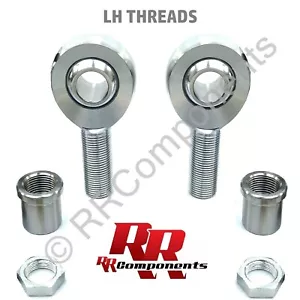 LH 5/8-18 Thread x 5/8 Bore Chromoly Panhard Heim Joint Bung Fits 3/4 ID Hole - Picture 1 of 5