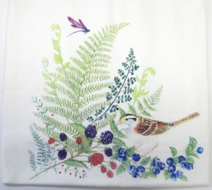 Alice's Cottage Baumwollmehlsack Küche Geschirrtuch Spatz im Obstwald - Bild 1 von 1