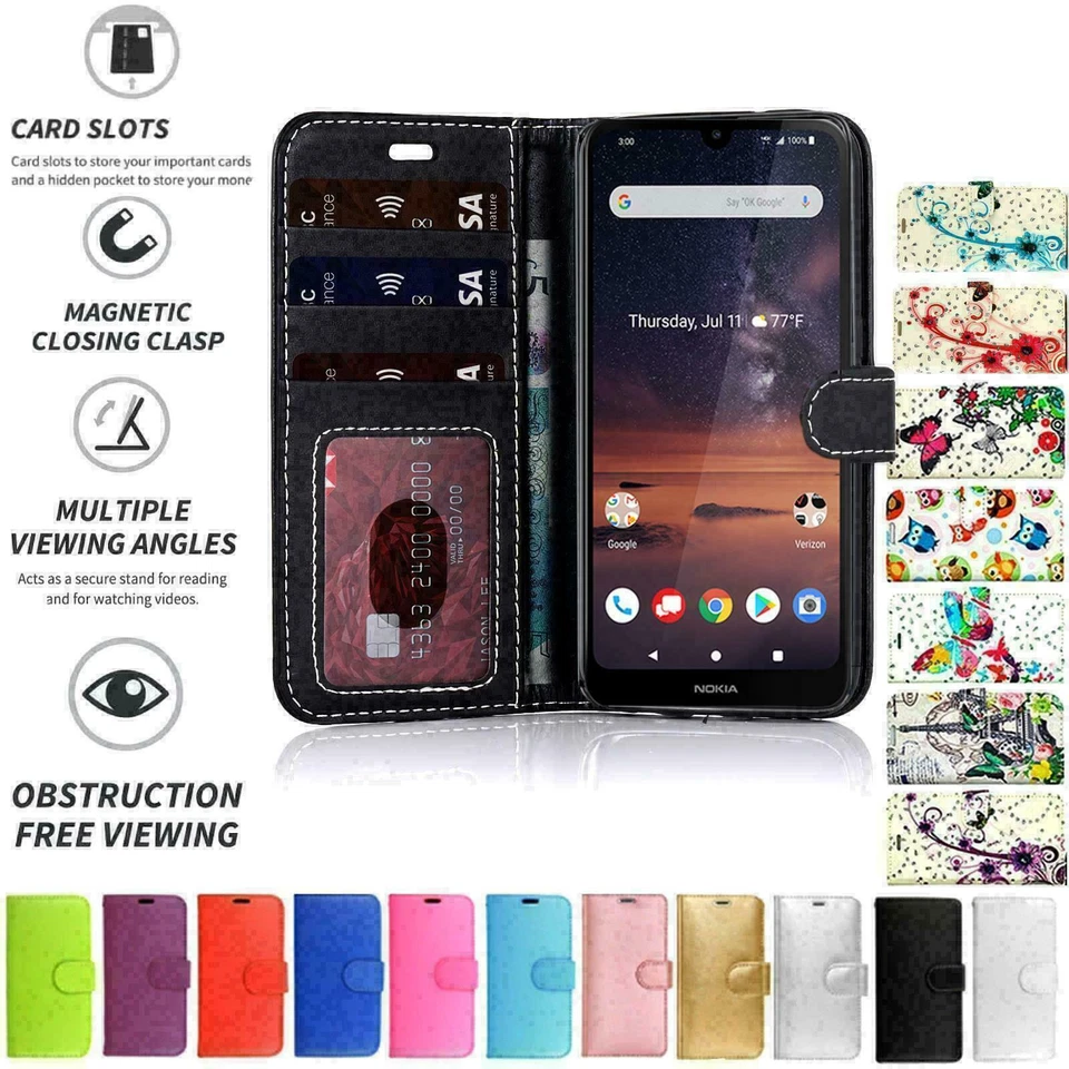 For Nokia G10 / G20 Case Cover Flip Leather Wallet Folio Card Money Slot - Image 1 of 1