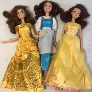 Muñecas Barbie Princesa Bella Disney De Colección - Lote de 3 - Vestidas - Buen Estado - Imagen 1 de 16